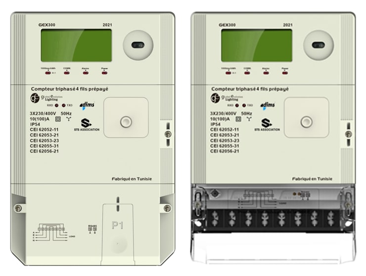 Compteur prépayé triphasé BS — 2